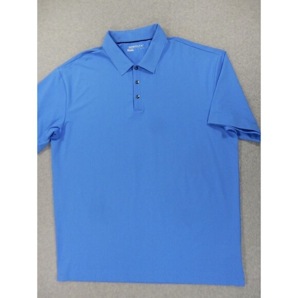 Nike Dri Fit Golf Performance‎ Fairway S/S Polo Shirt (Men's XXL) Blue - Picture 1 of 7